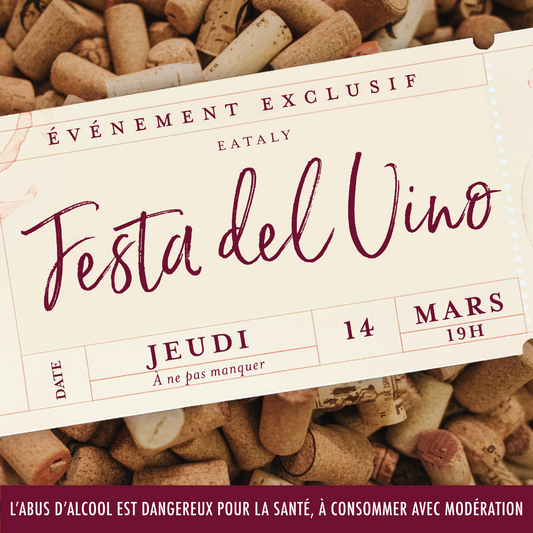 Eataly Paris Marais vous donne rendez-vous pour sa cinquième Festa del Vino !