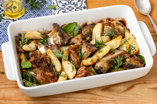 Recette : Agnello al forno con patate
