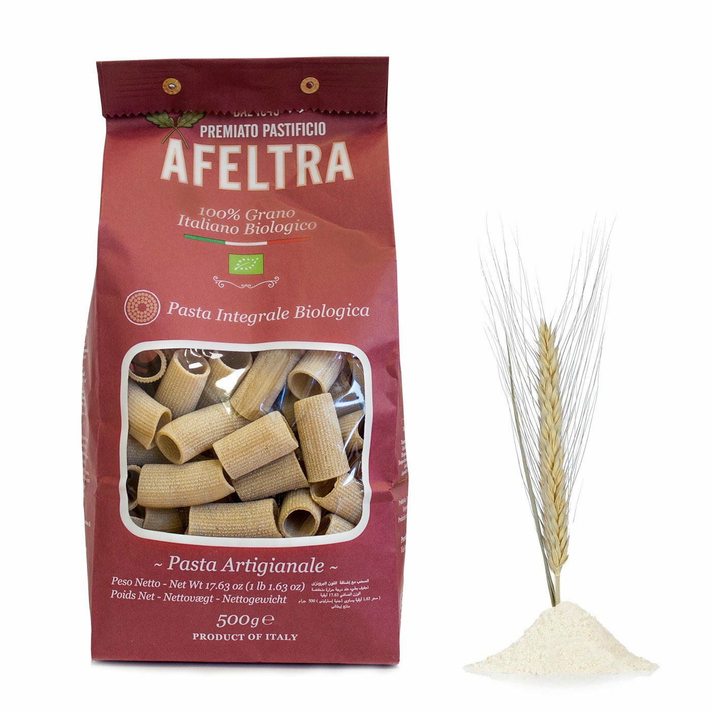 Rigatoni Blé Complet BIO 500g