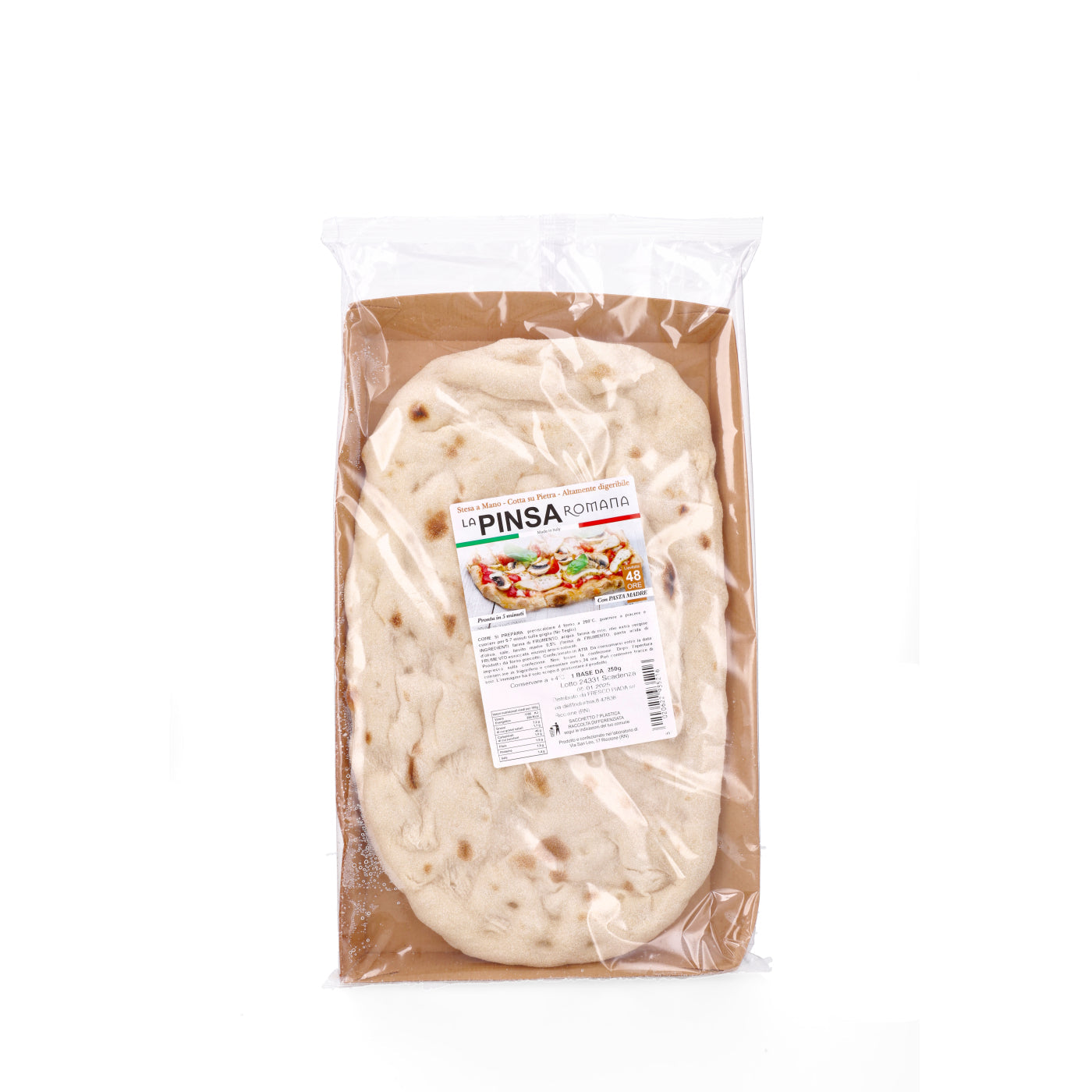 Pinsa classica romana vassoio 250g
