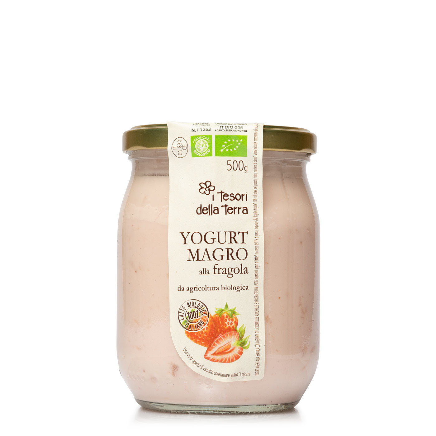 Yaourt fraise allégé 500g