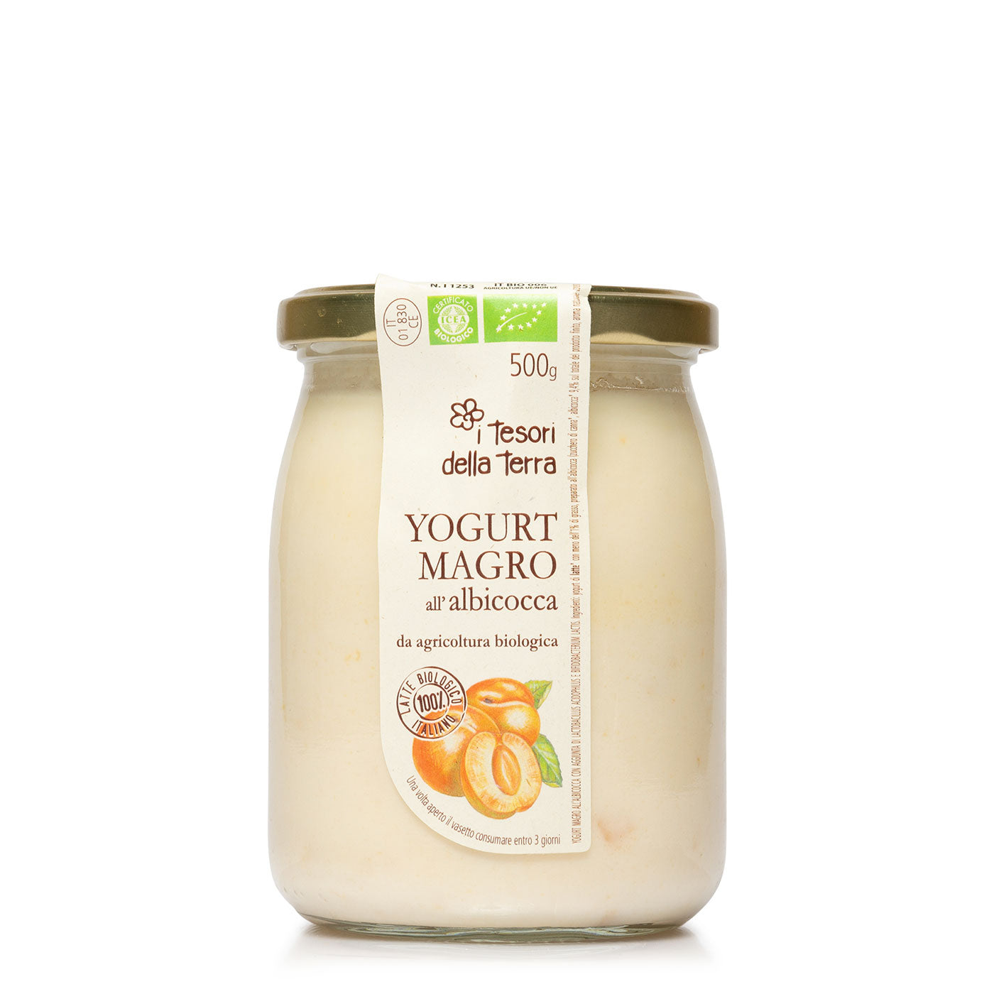 Yaourt abricot allégé 500g
