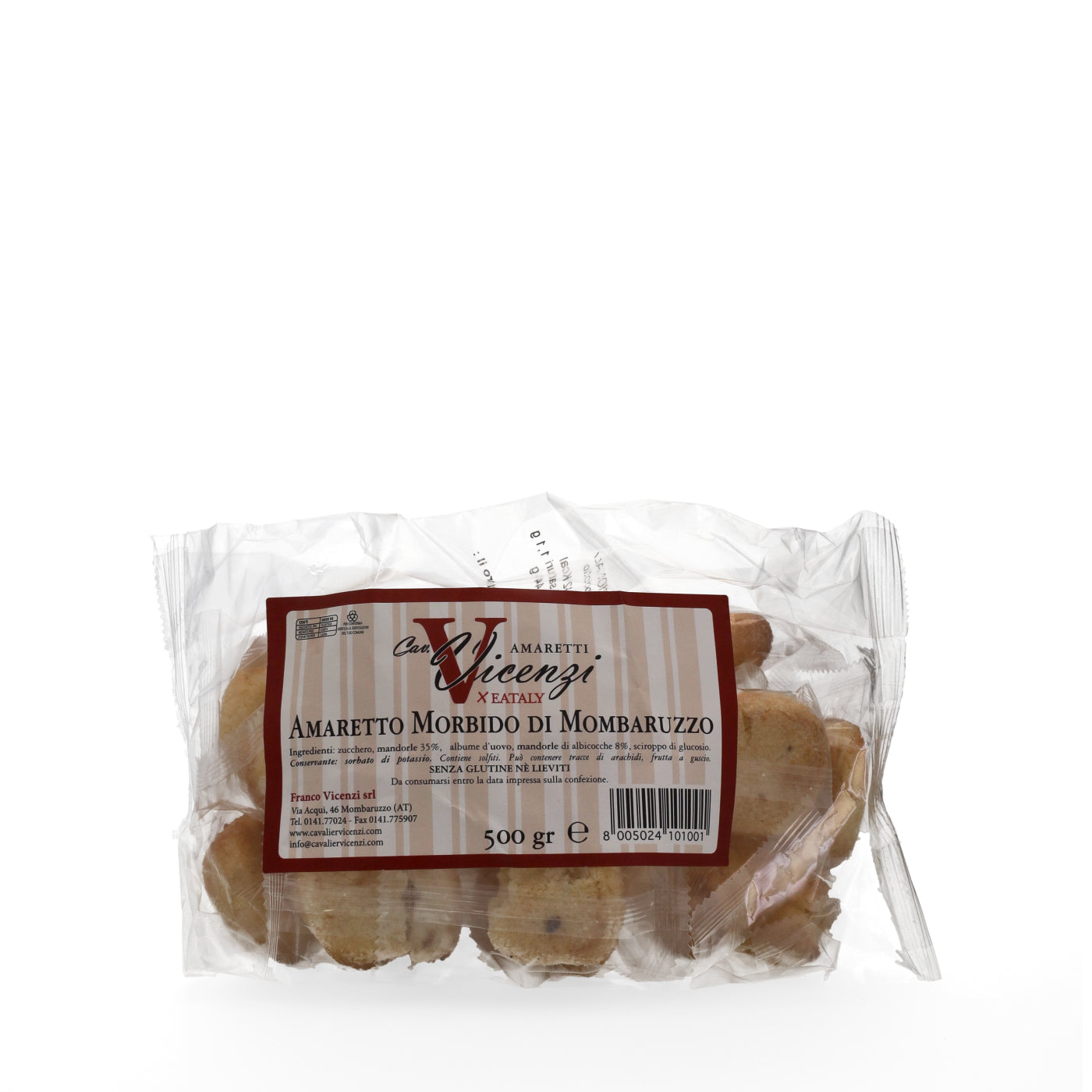 Amaretti aux amandes moelleux 500g