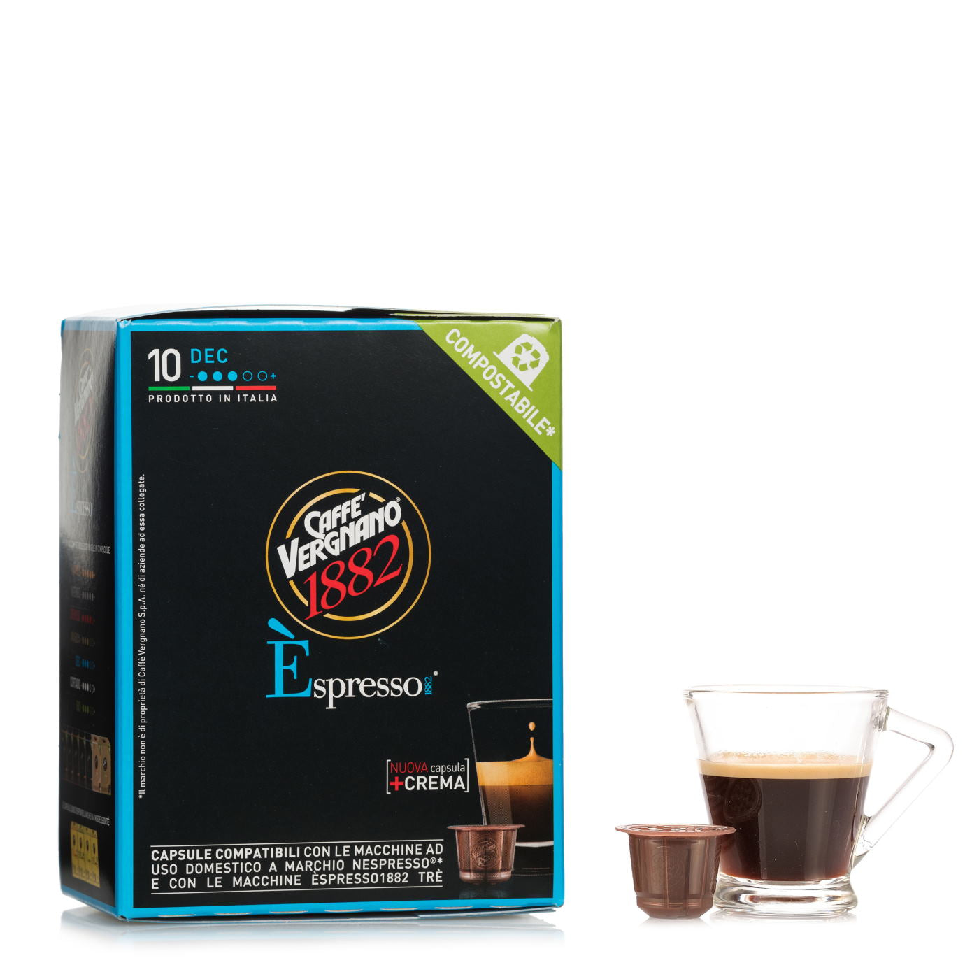 10 Capsules Espresso Décaféiné 50g