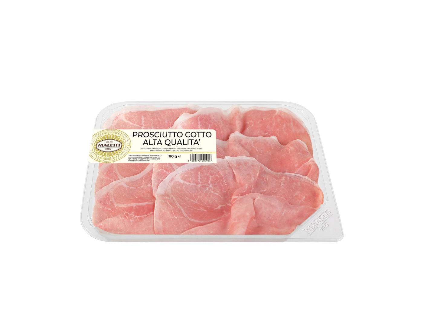 Jambon cuit tranché 110g
