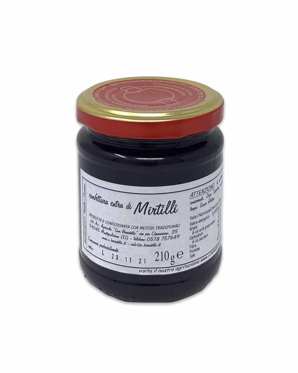 Confiture Myrtille 210g