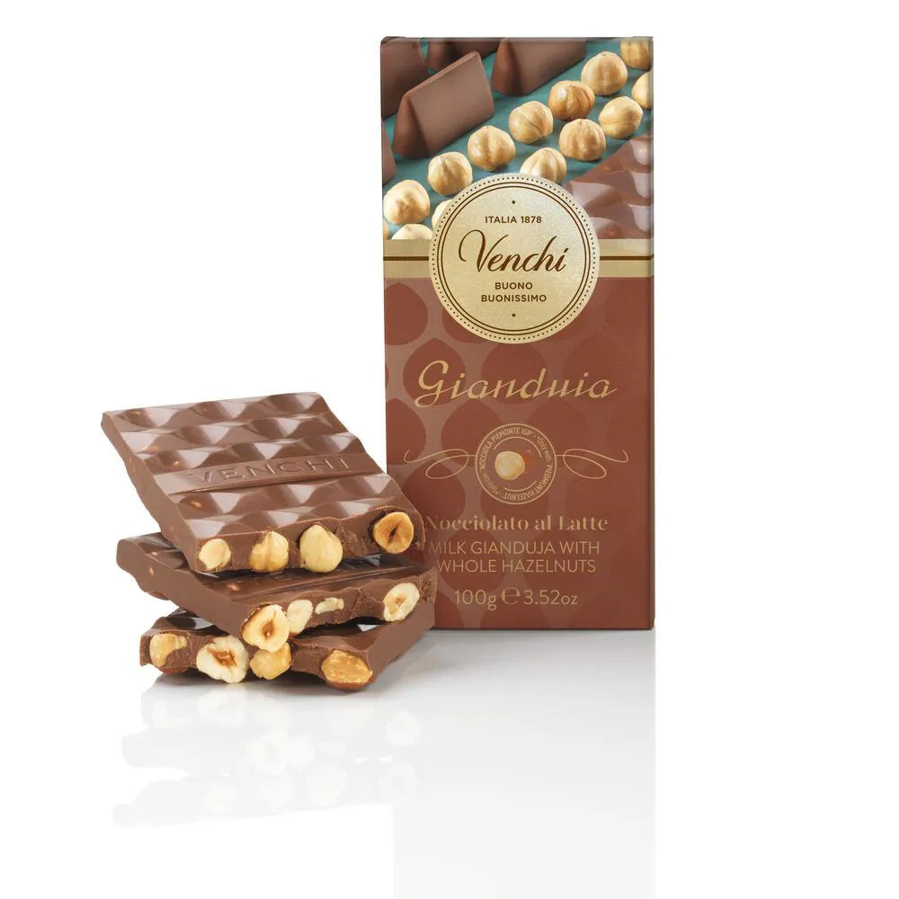 Tablette gianduja noisettes douces 100g