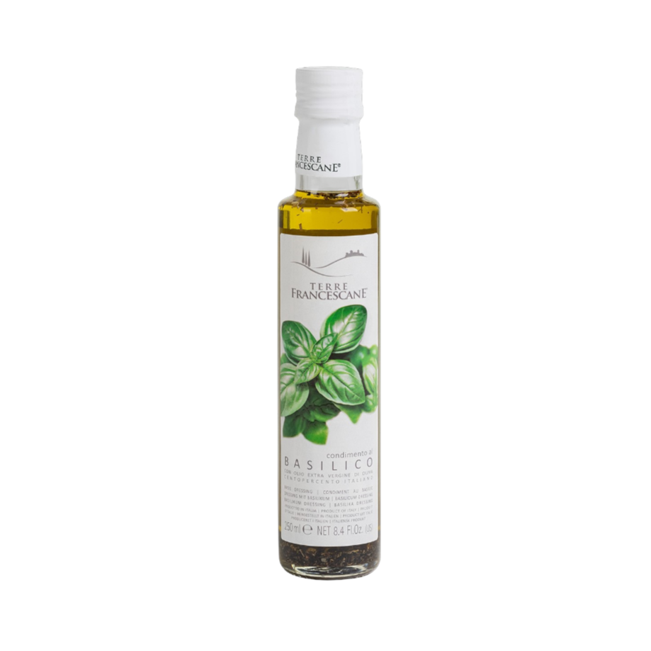 Huile d'olive aromatisée au basilic 0,25lt