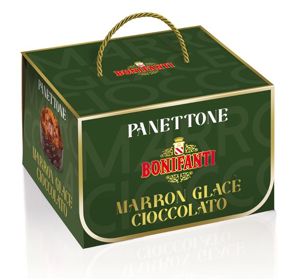 Panettone Chocolat et Marrons Glacés 750g Bonifanti