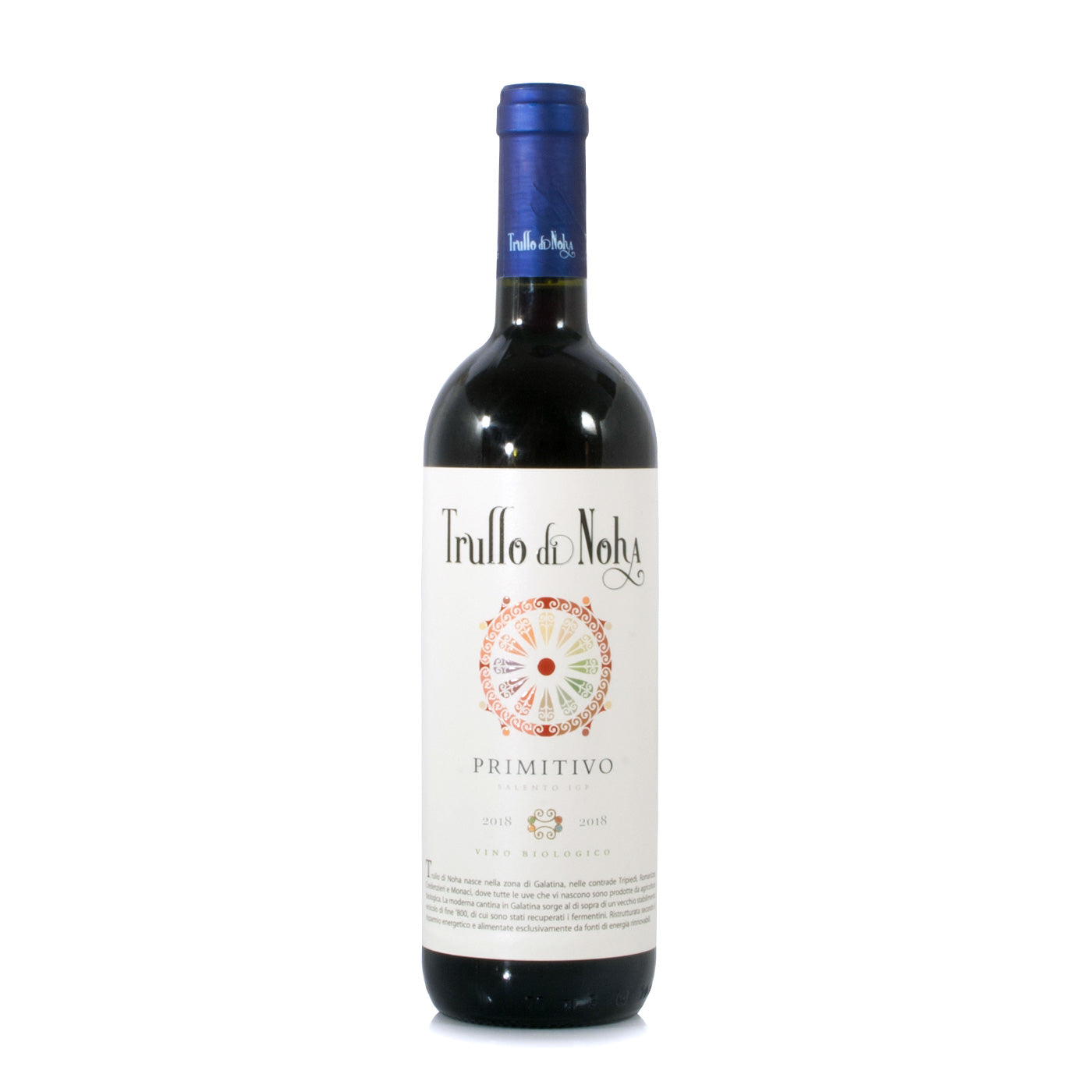 PRIMITIVO BIO SALENTO IGT TRULLO DI NOHA 0,75LT