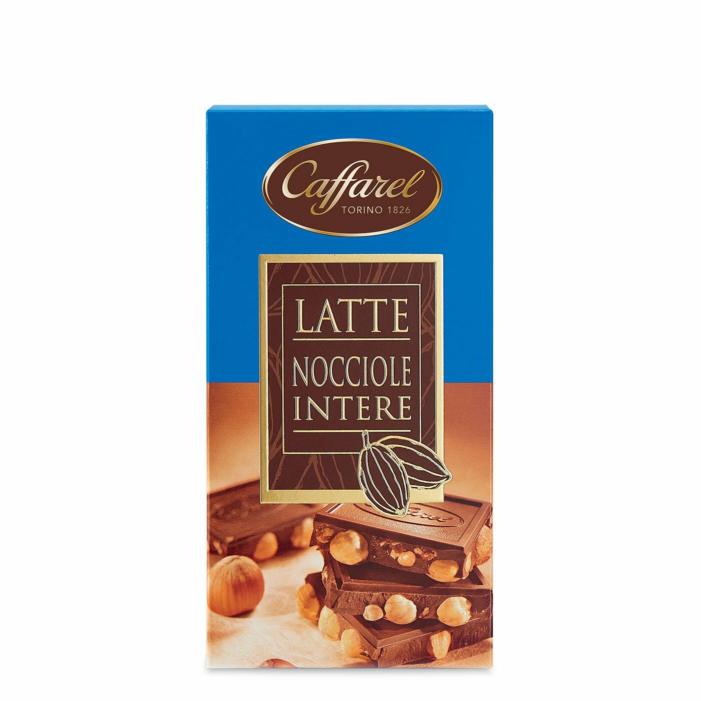 Tablette de chocolat au lait et noisettes 150g