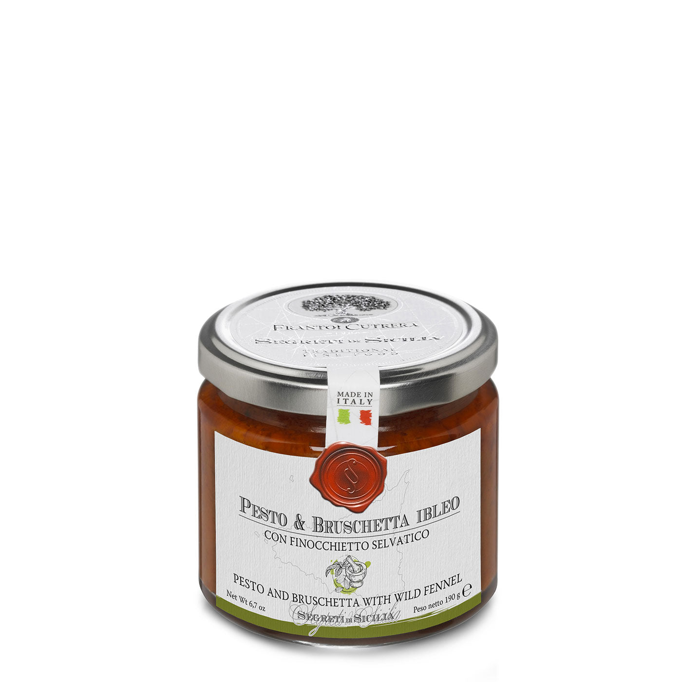 Pesto tomates séchées & bruschetta ibleo 190g