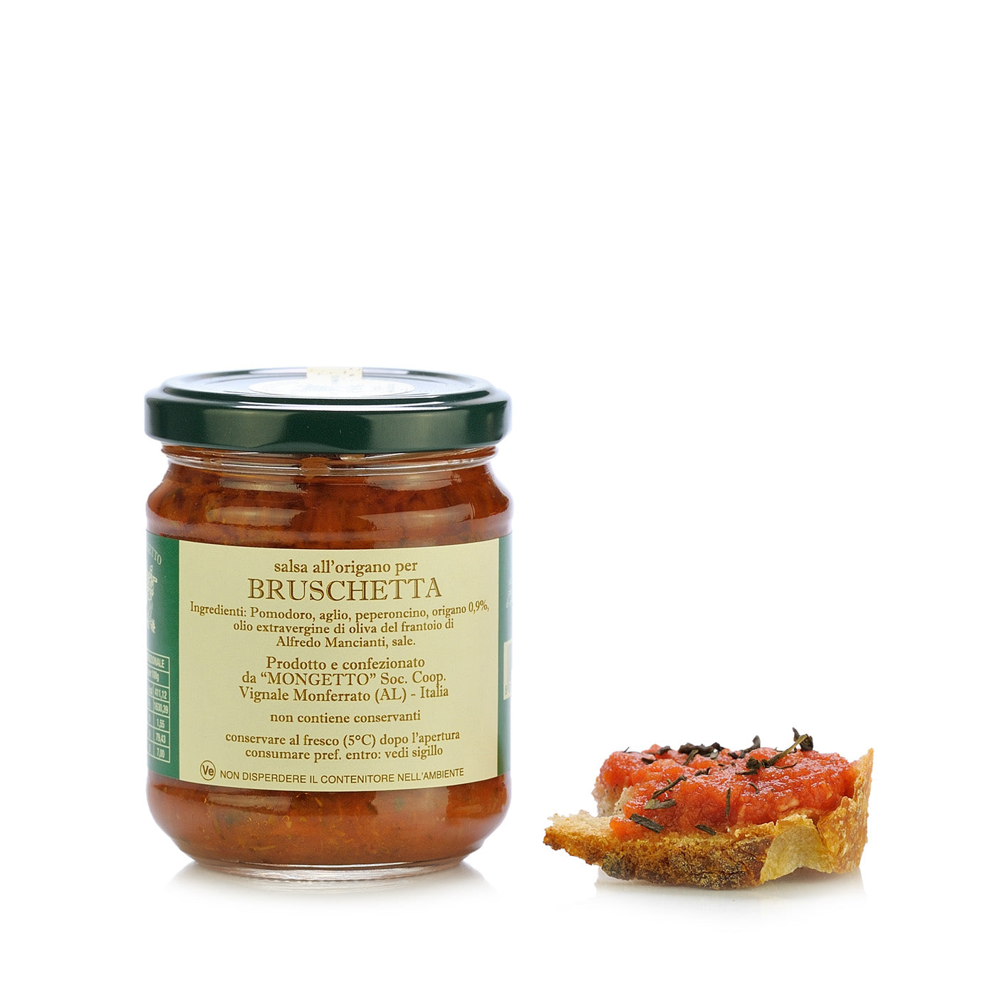 Sauce à l'origan bruschetta 180g