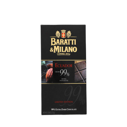 Tablette de Chocolat extra fondante 99% 75g