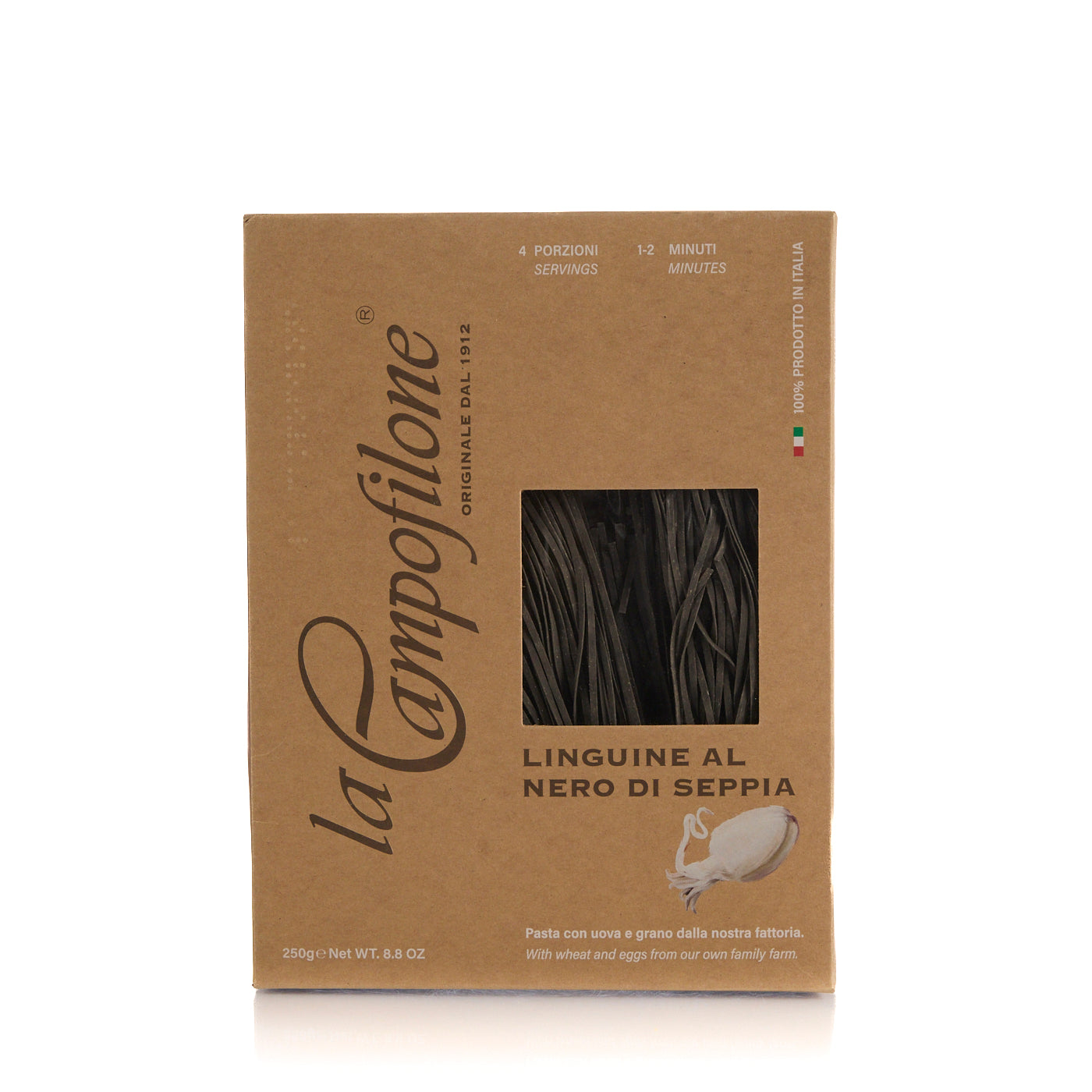 Linguine encre de seiche Campofilone 250g