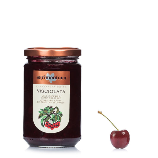 Confiture extra de cerises sauvages 350g
