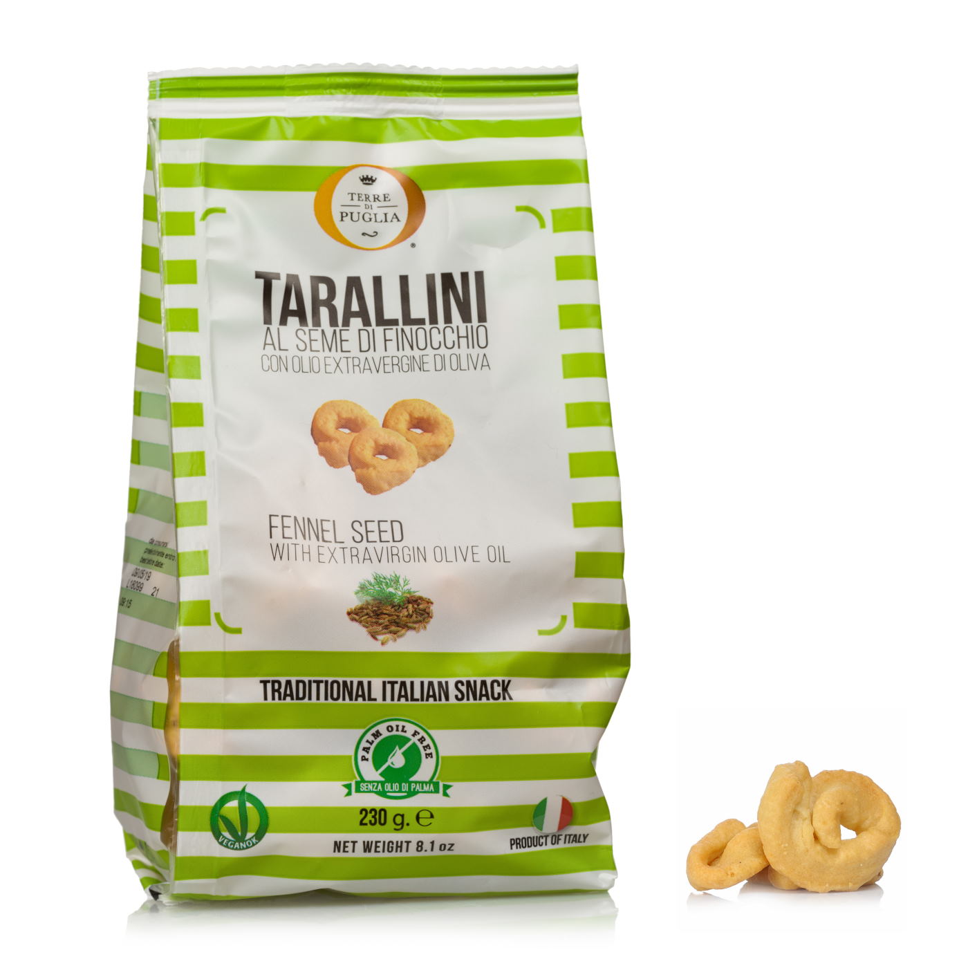 Tarallini au fenouil 230g