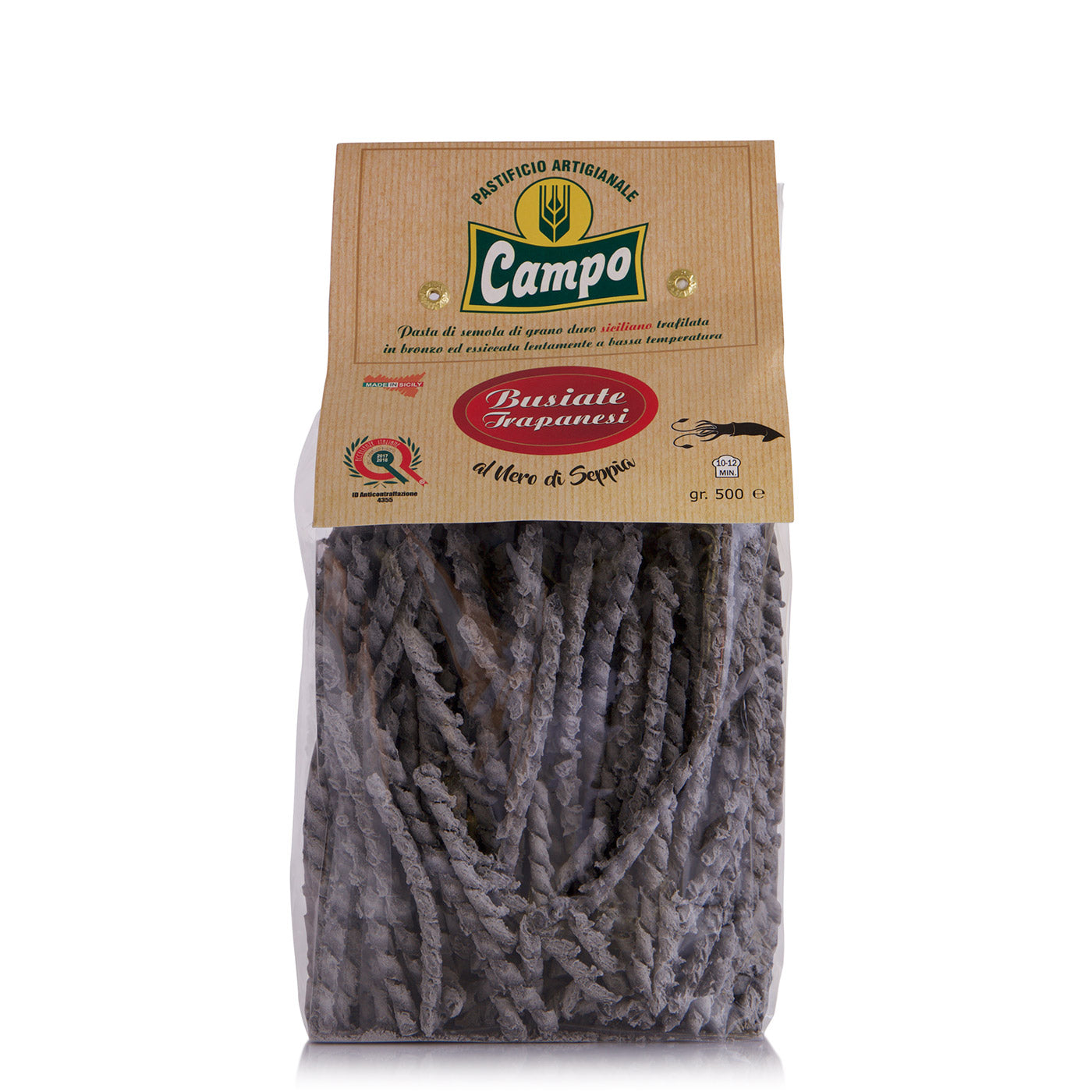 Busiate à l'Encre de Seiche 500g