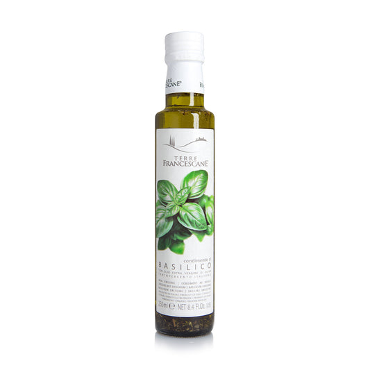 Huile d'olive aromatisée au basilic 0,25lt