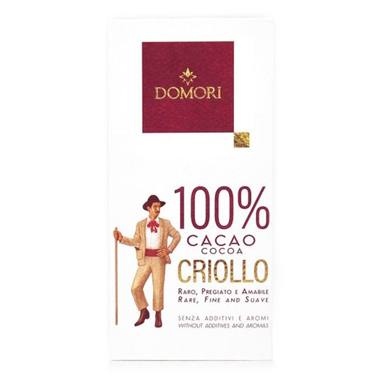 Tablette de chocolat Criollo 100%