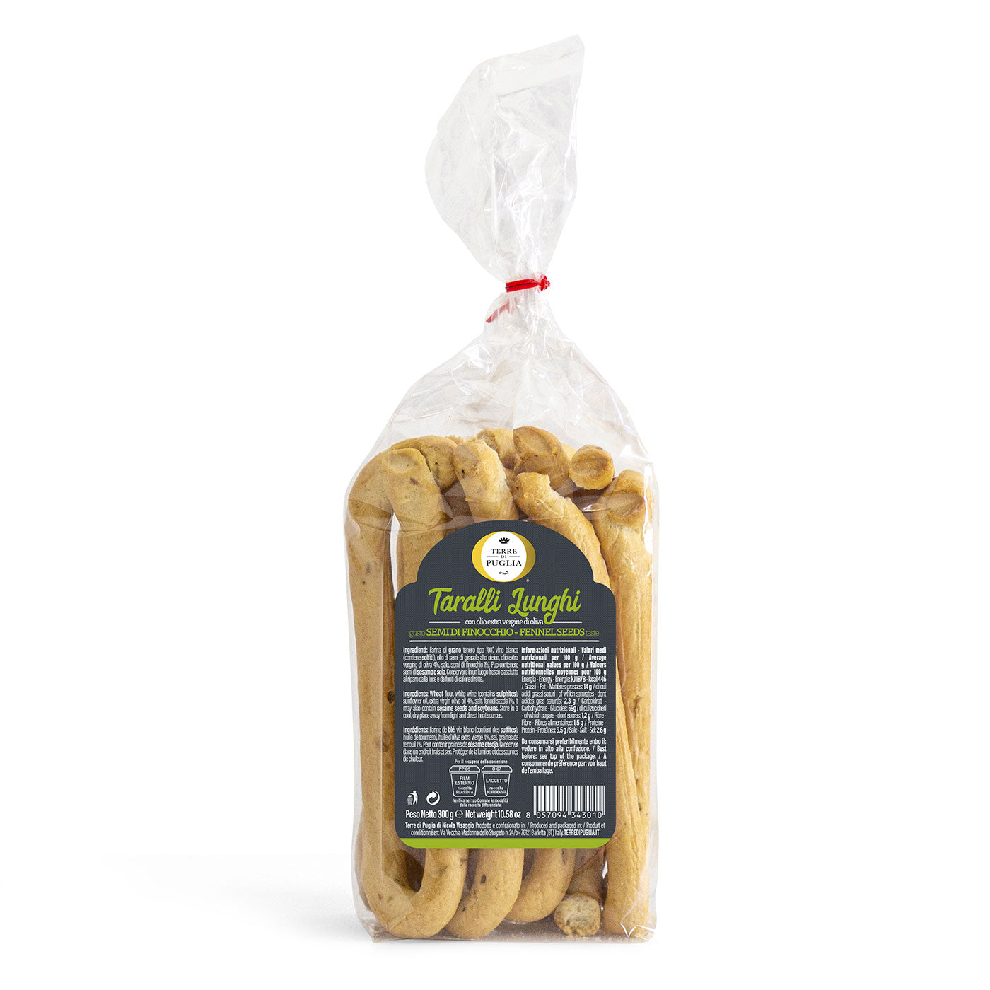 Taralli longs au fenouil 300g