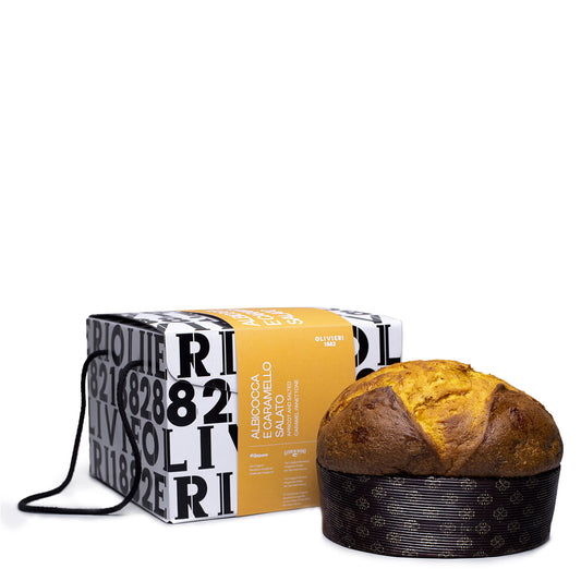 Panettone Abricot et Caramel Salé Olivieri 1Kg