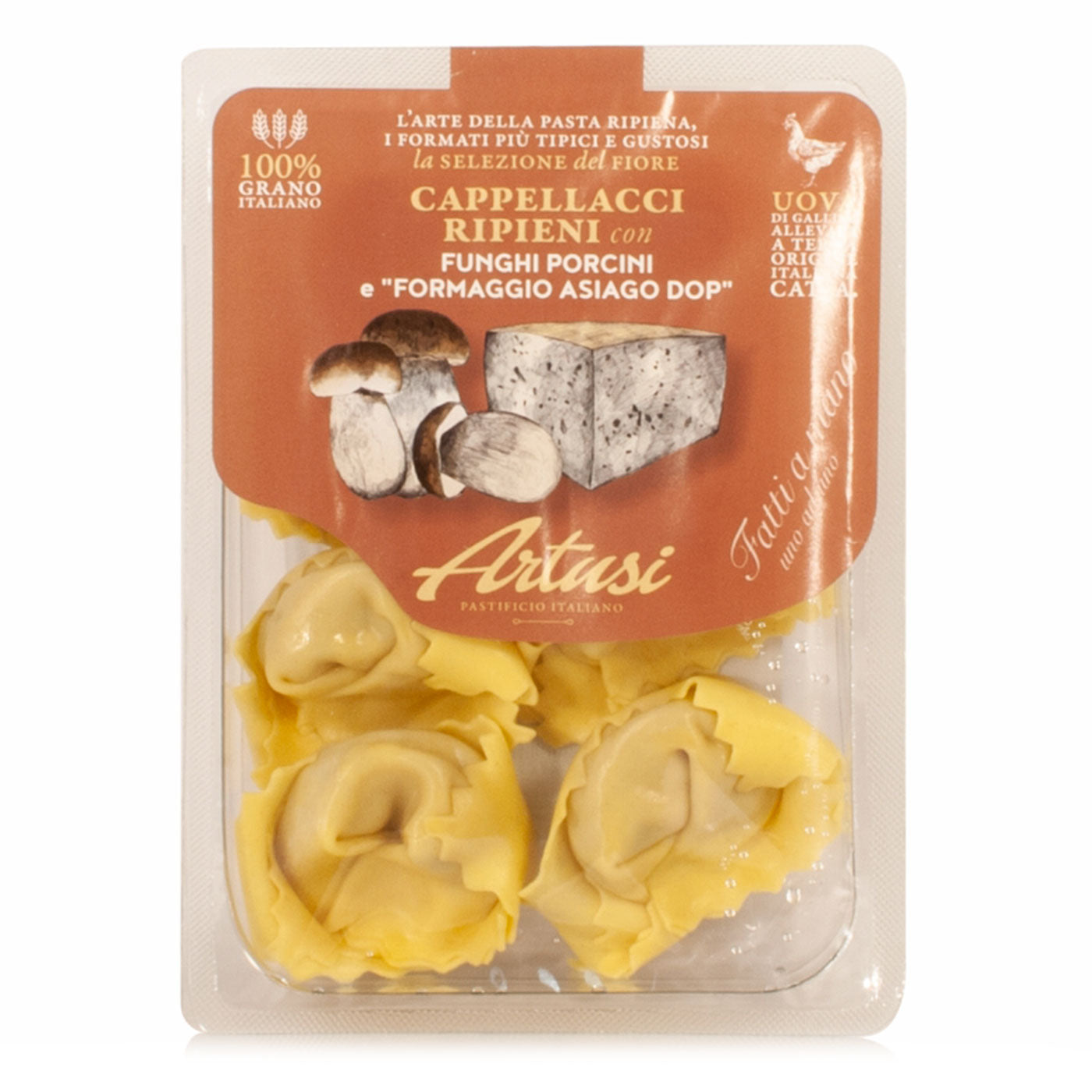 Cappellacci Cèpes et fromage Asiago 300g