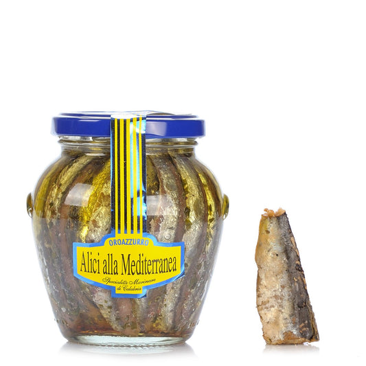 Filets d’anchois à la Méditerranéen 300g