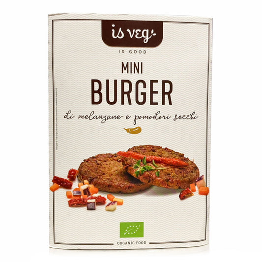 Mini Burgers Aubergine Tomate Bio 160g