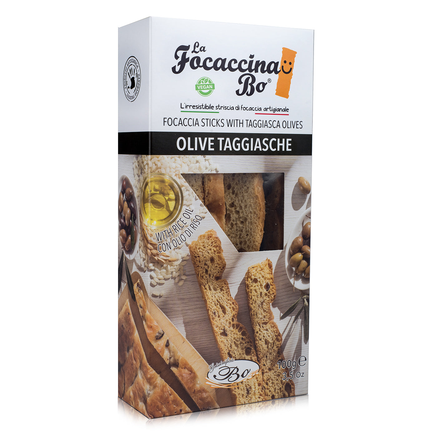 Focaccina olive taggiasche 100g