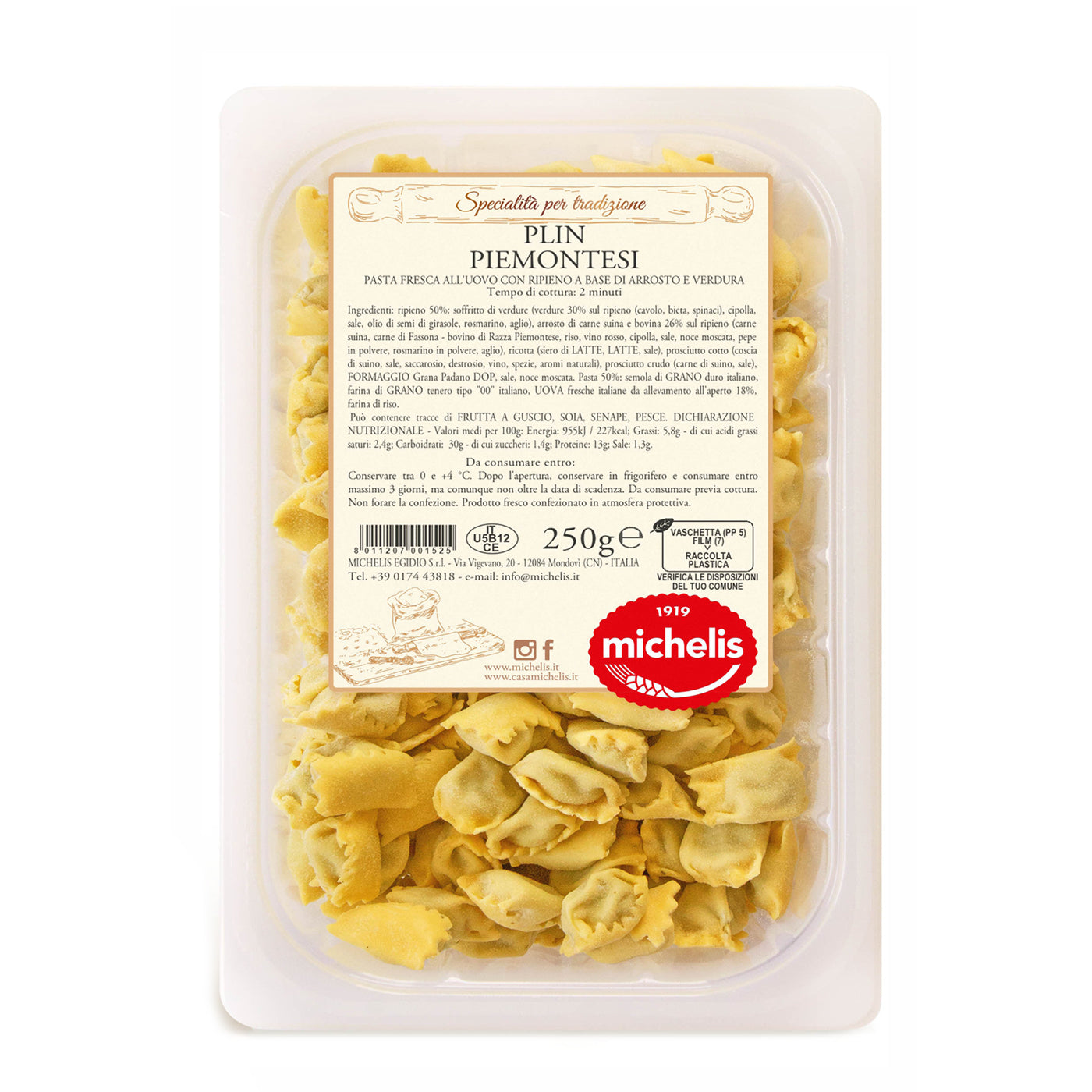 Plin piemontesi 250g