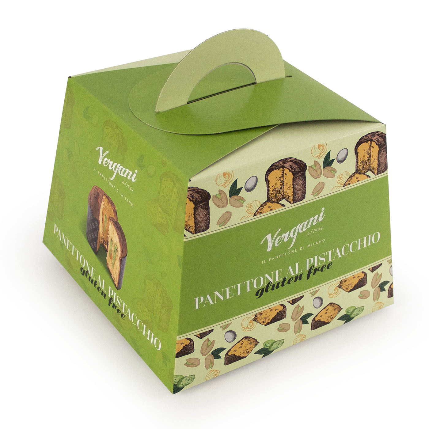 Panettone Sans Gluten à la Pistache Vergani 600g