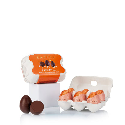 Oeufs Chocolat Noir et Crème Cacao 93g