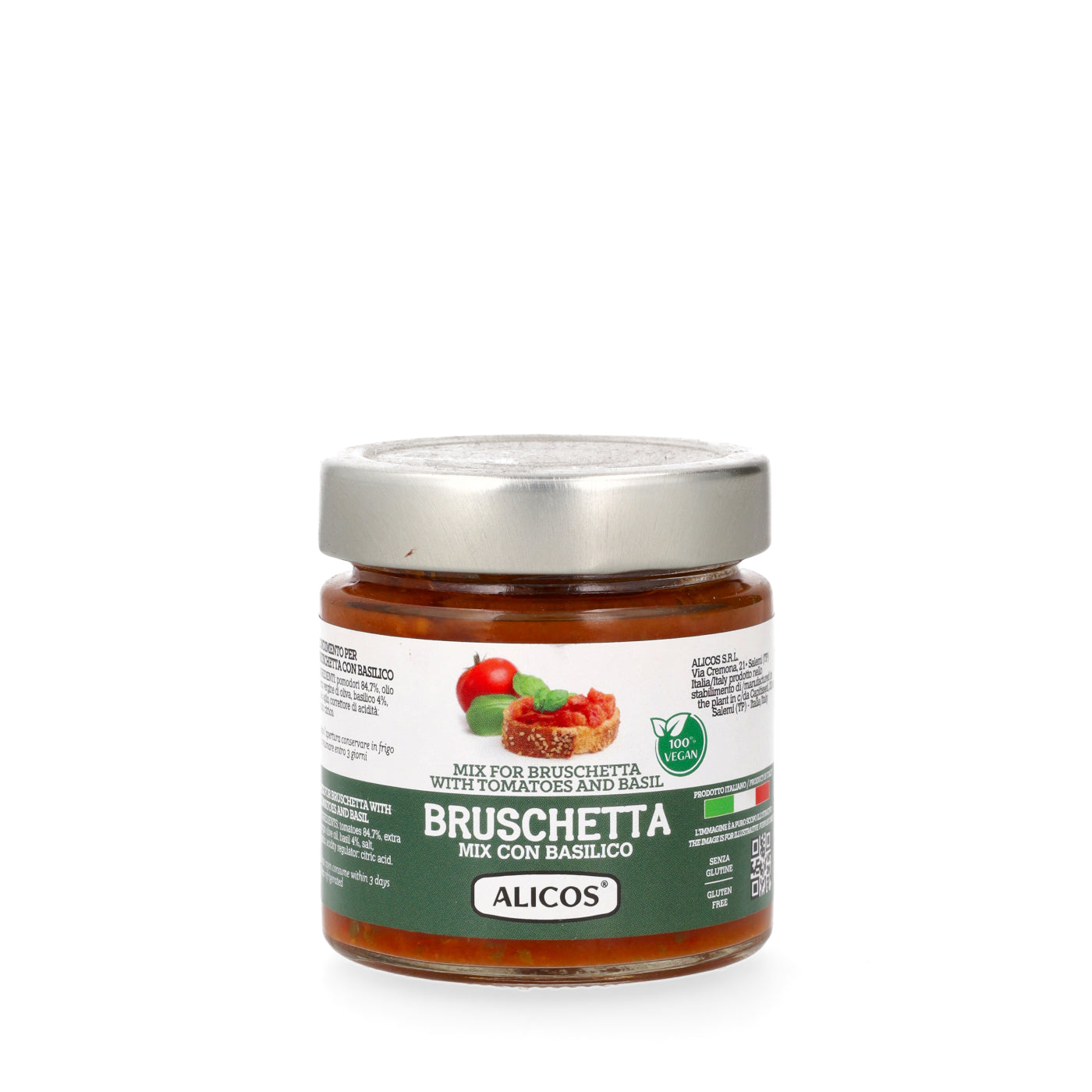 Sauce bruschetta au basilic 180g
