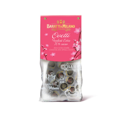 Petits Œufs en Chocolat Extra Noir 70% cacao Baratti&Milano 180 g