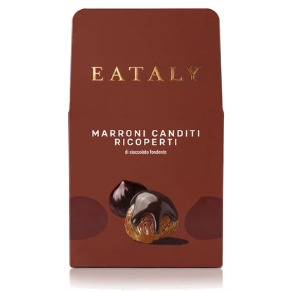 Marrons Confits Enrobés de Chocolat Noir Eataly