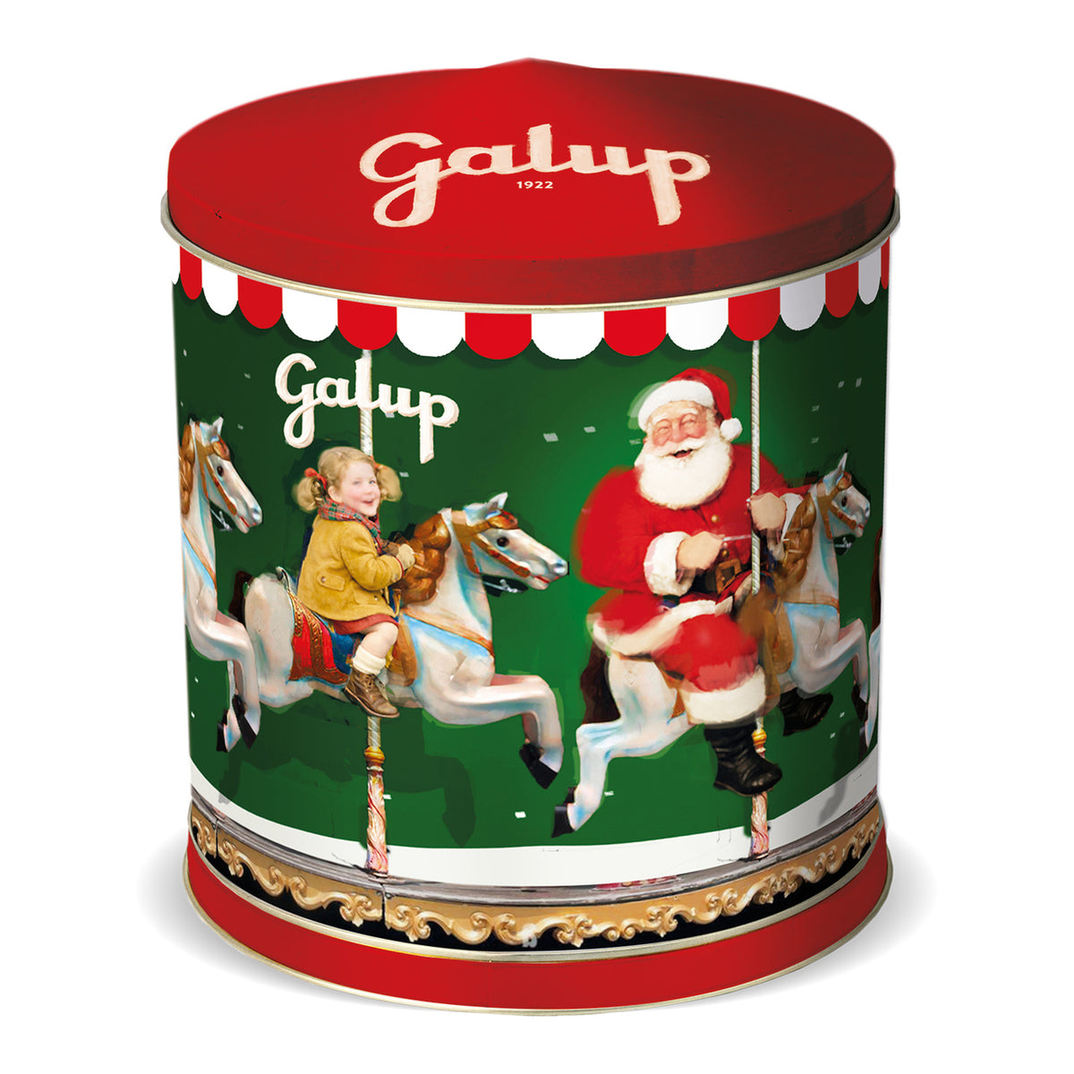 Panettone Classique Gran Galup Boîte à Musique Carrousel 500 g Galup