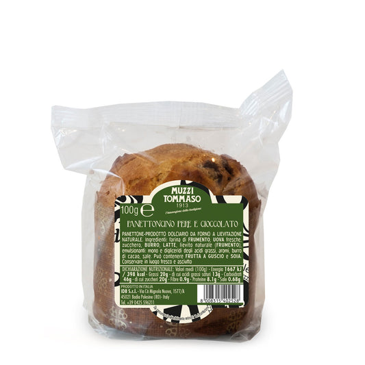 Mini panettone poire chocolat 100g Muzzi