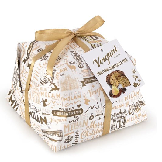 Panettone poire et chocolat 750g Vergani