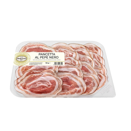 Pancetta poivre entiere 110g