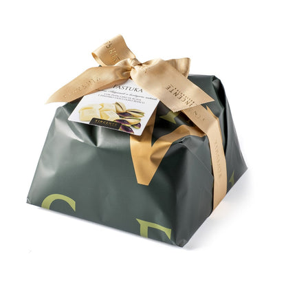 Panettone chocolat blanc et pistache 750g Vincente