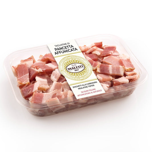 Lanières de poitrine de porc fumée 120g