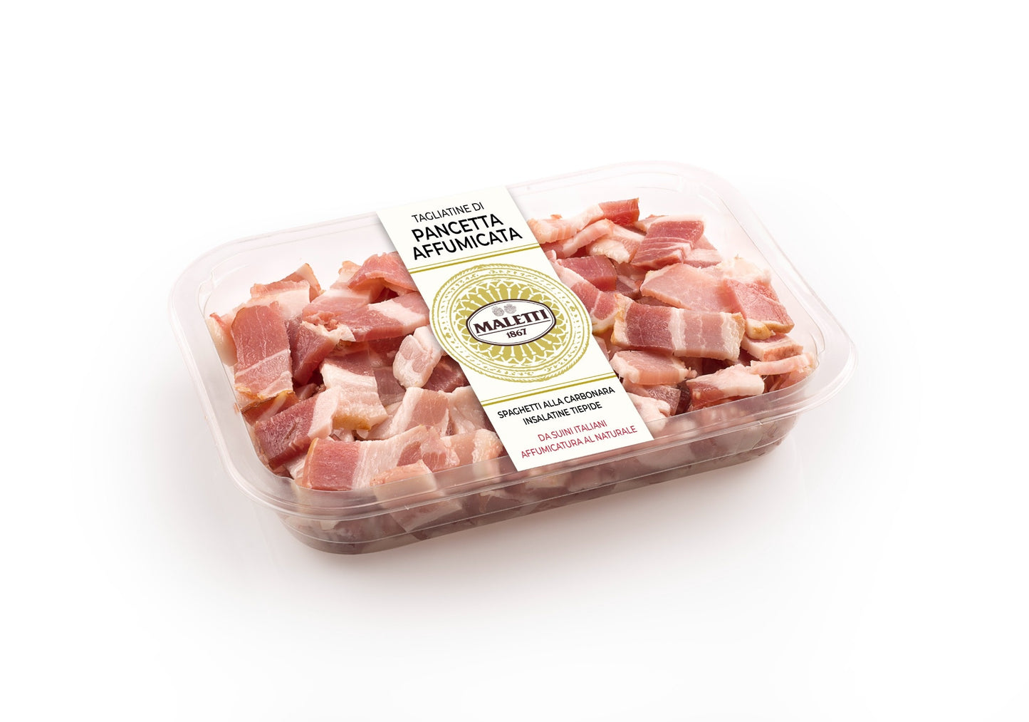 Lanières de poitrine de porc fumée 120g