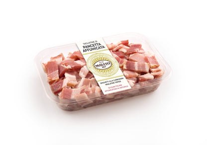 Lanières de poitrine de porc fumée 120g