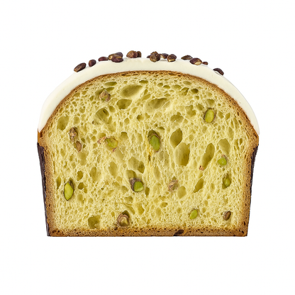 Panettone chocolat blanc et pistache 750g Vincente