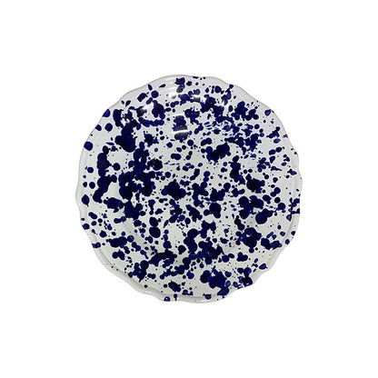 Assiette points Bleu 25cm