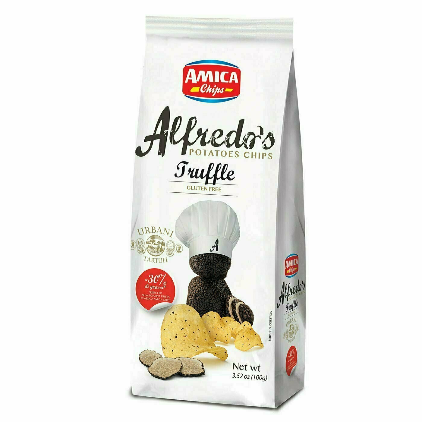 Chips Alfredo aromatisées à la truffe 100g