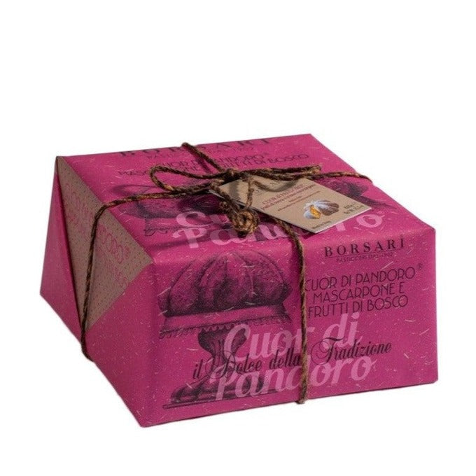 Coeur de pandoro farci fruits des bois et mascarpone 1kg