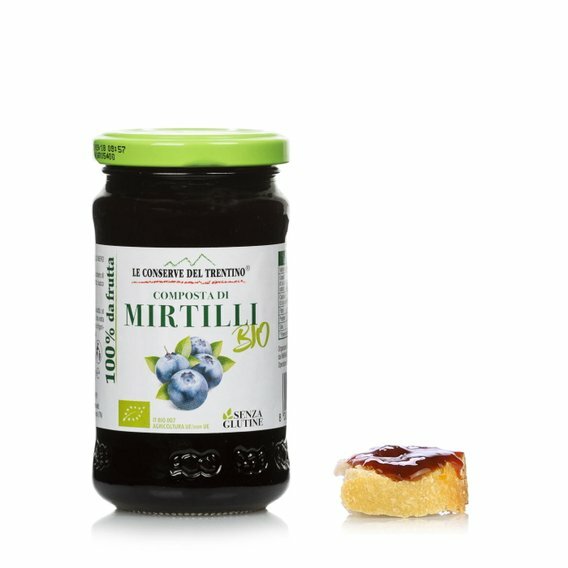 Compote de myrtilles Bio 250g