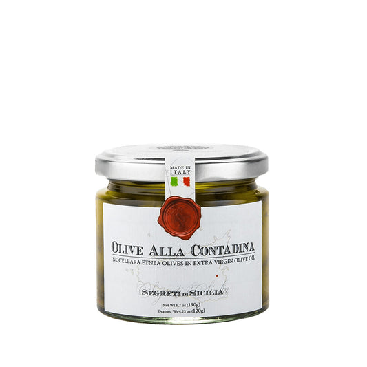 Olive vertes à la contadina